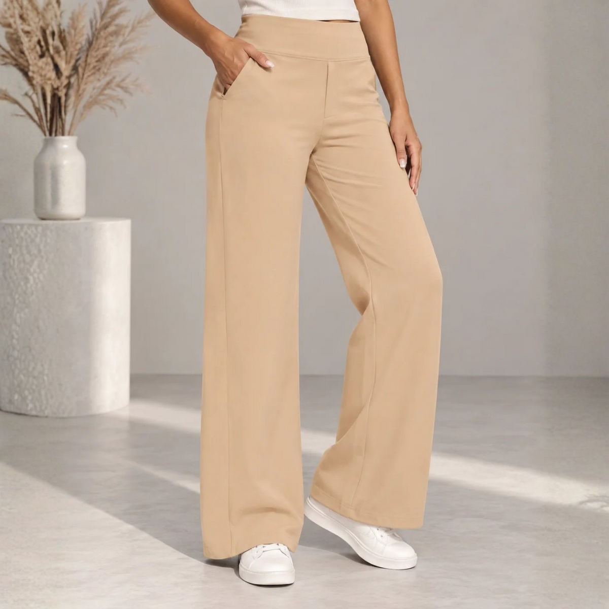 Charlotte | Stretch Wide Leg Pants