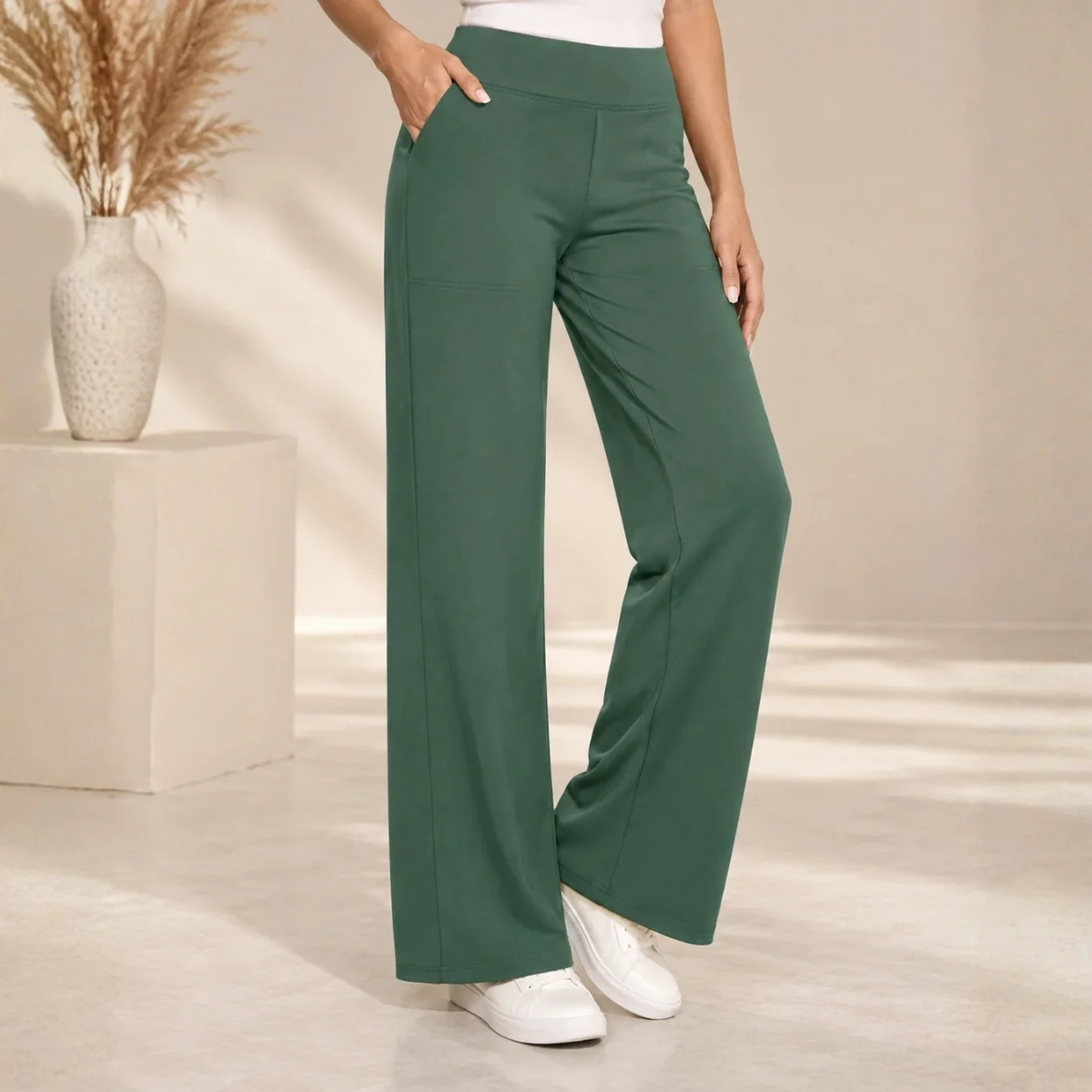 Charlotte | Stretch Wide Leg Pants