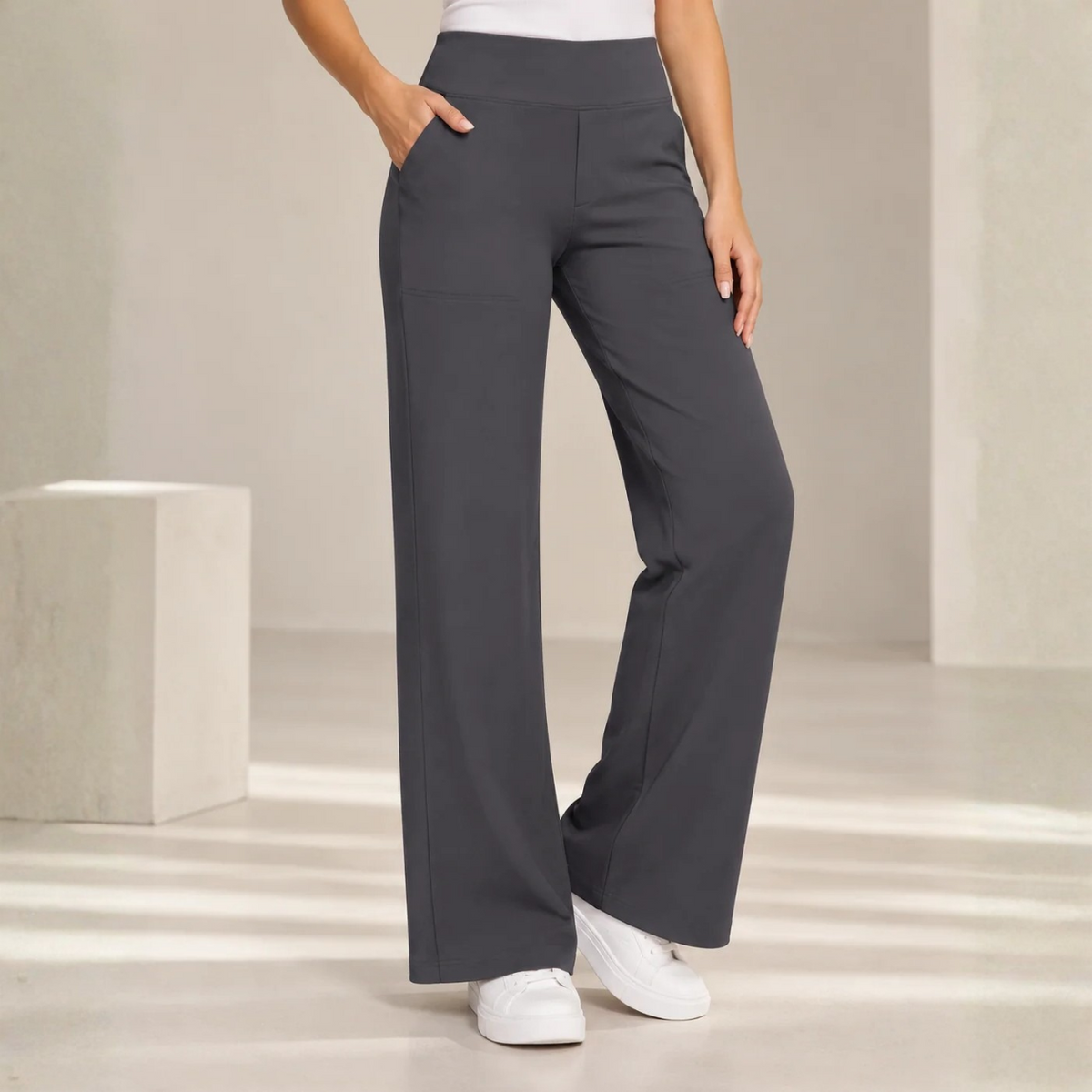 Charlotte | Stretch Wide Leg Pants