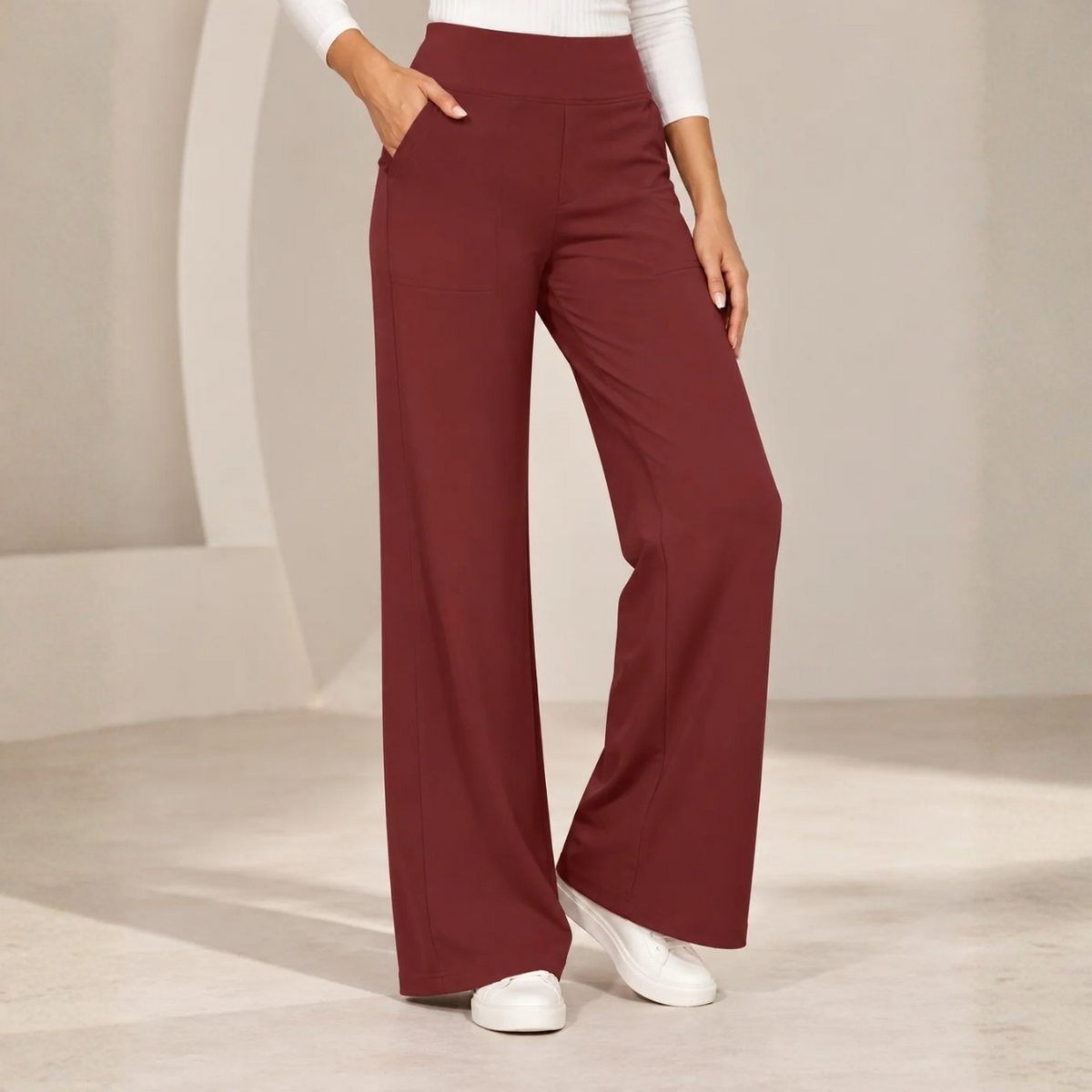 Charlotte | Stretch Wide Leg Pants