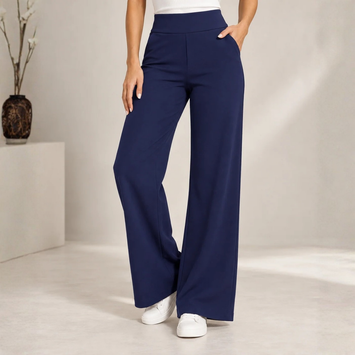 Charlotte | Stretch Wide Leg Pants
