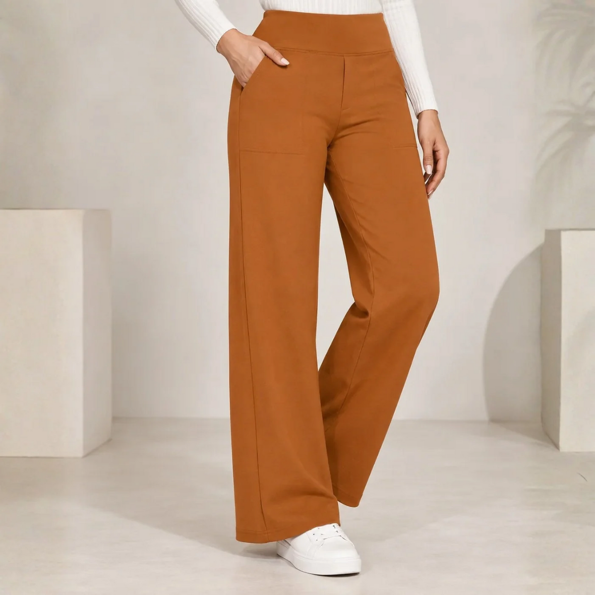 Charlotte | Stretch Wide Leg Pants