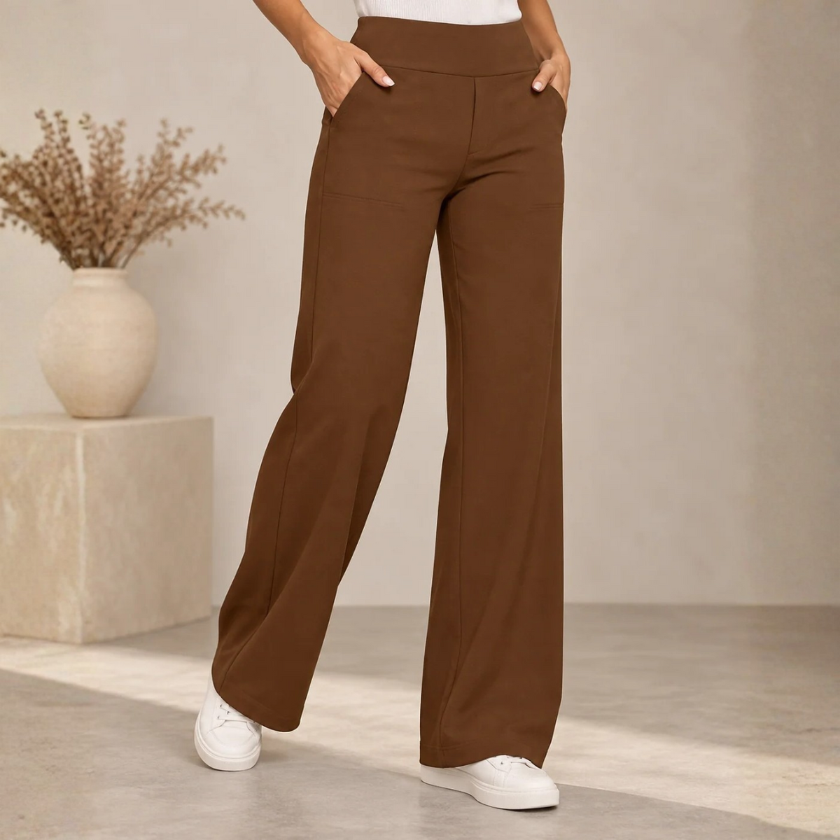 Charlotte | Stretch Wide Leg Pants