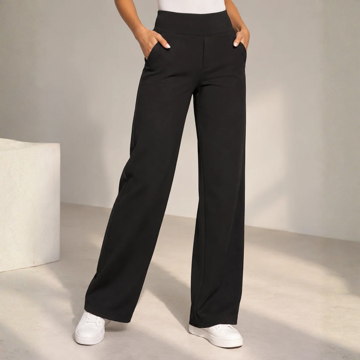 Charlotte | Stretch Wide Leg Pants