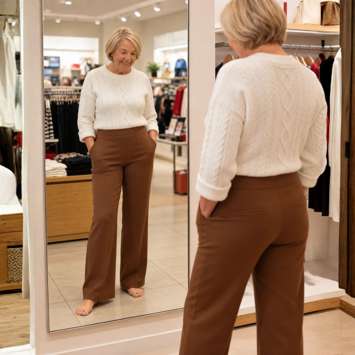 Charlotte | Stretch Wide Leg Pants