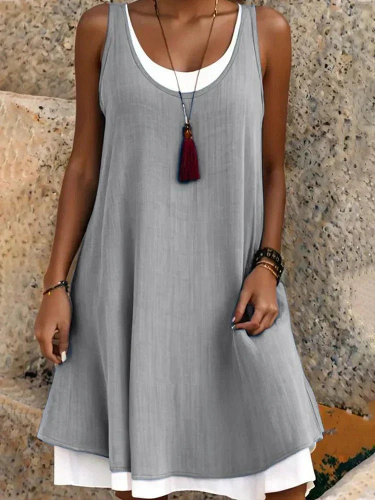 Naomi | Layered Tank Dress