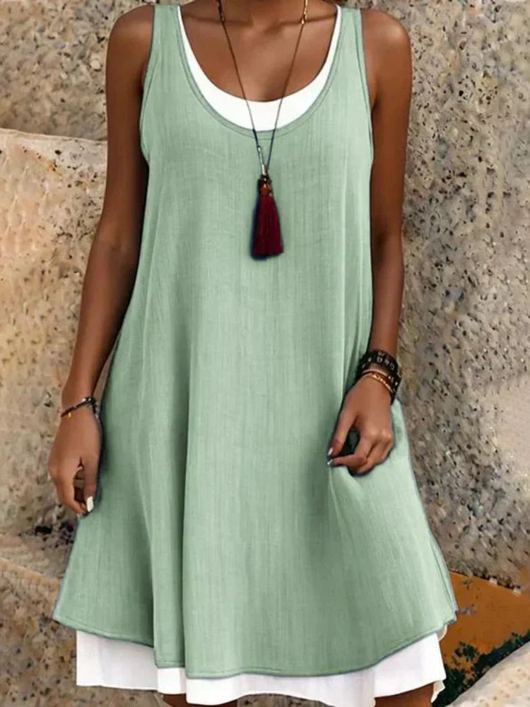 Naomi | Layered Tank Dress