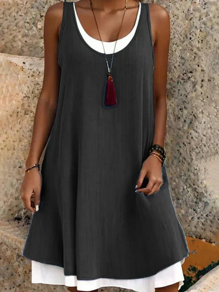 Naomi | Layered Tank Dress
