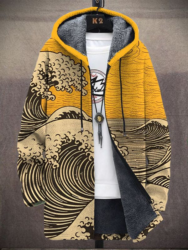 Calantha | Cozy Longline Duster Hooded Jacket