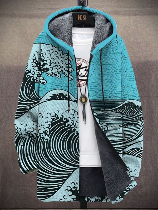 Calantha | Cozy Longline Duster Hooded Jacket