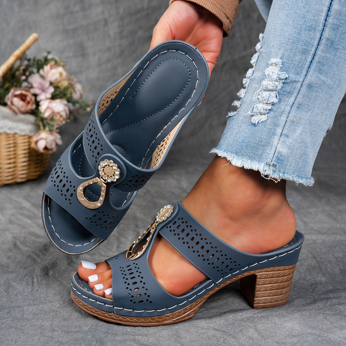 Linda | High Heel Comfort Sandals