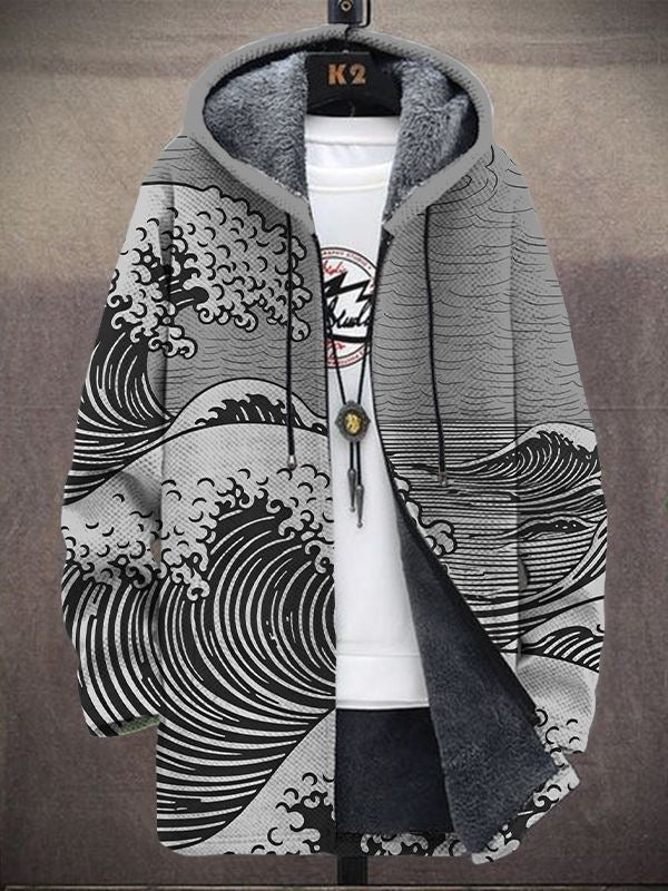 Calantha | Cozy Longline Duster Hooded Jacket