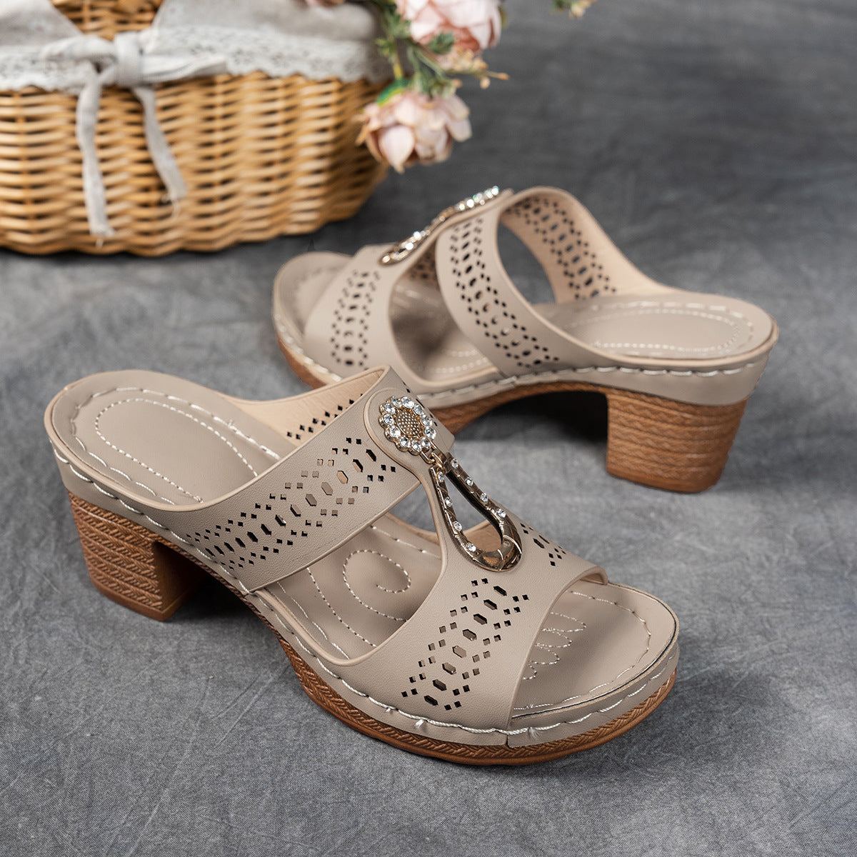 Linda | High Heel Comfort Sandals