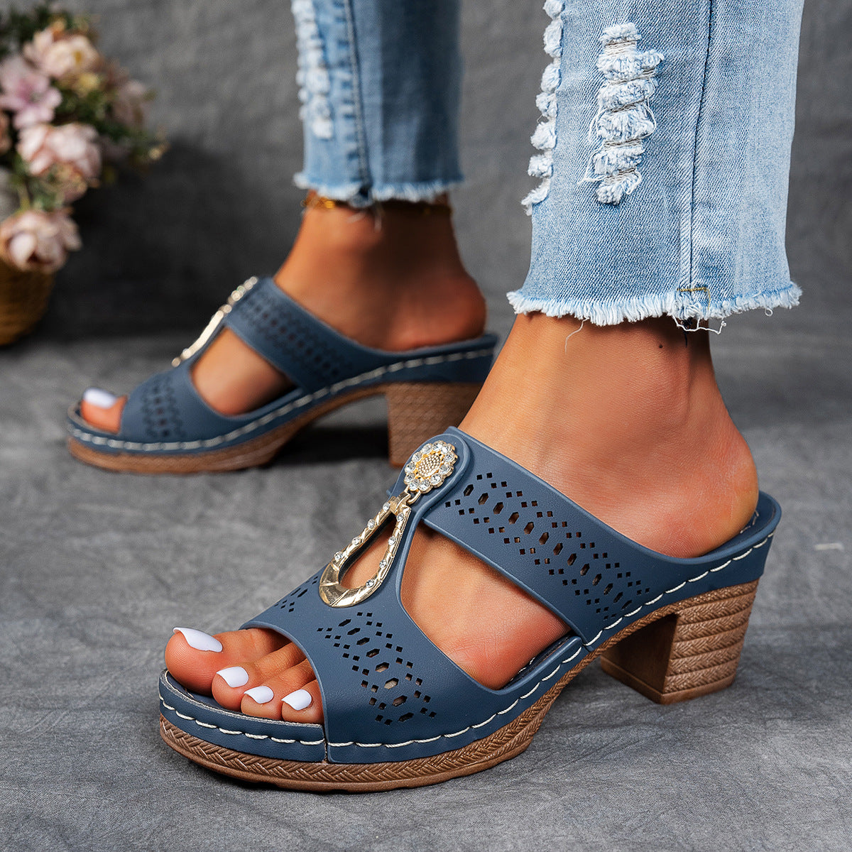 Linda | High Heel Comfort Sandals