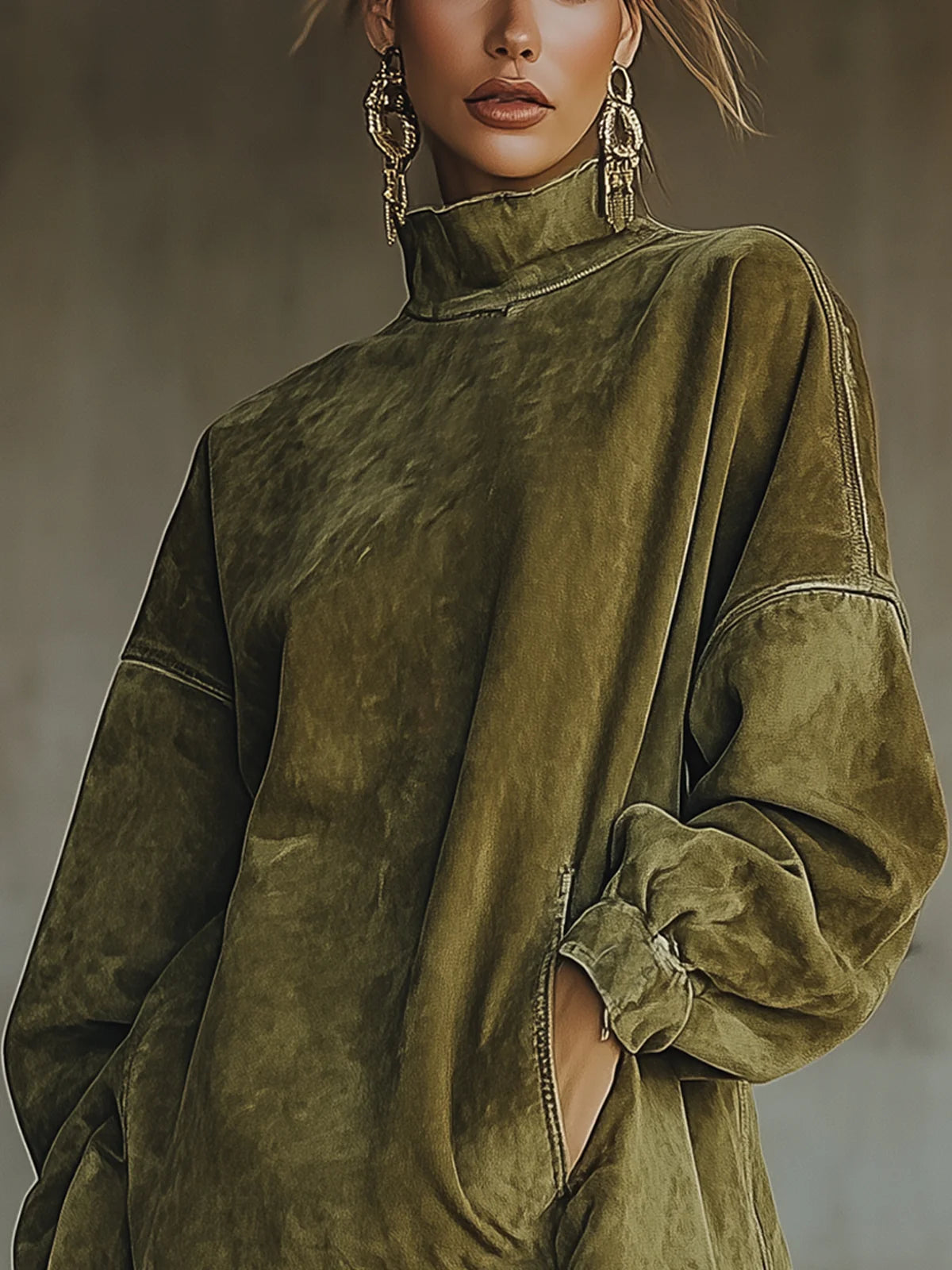 Clio | Cozy Fringe Hem Dress