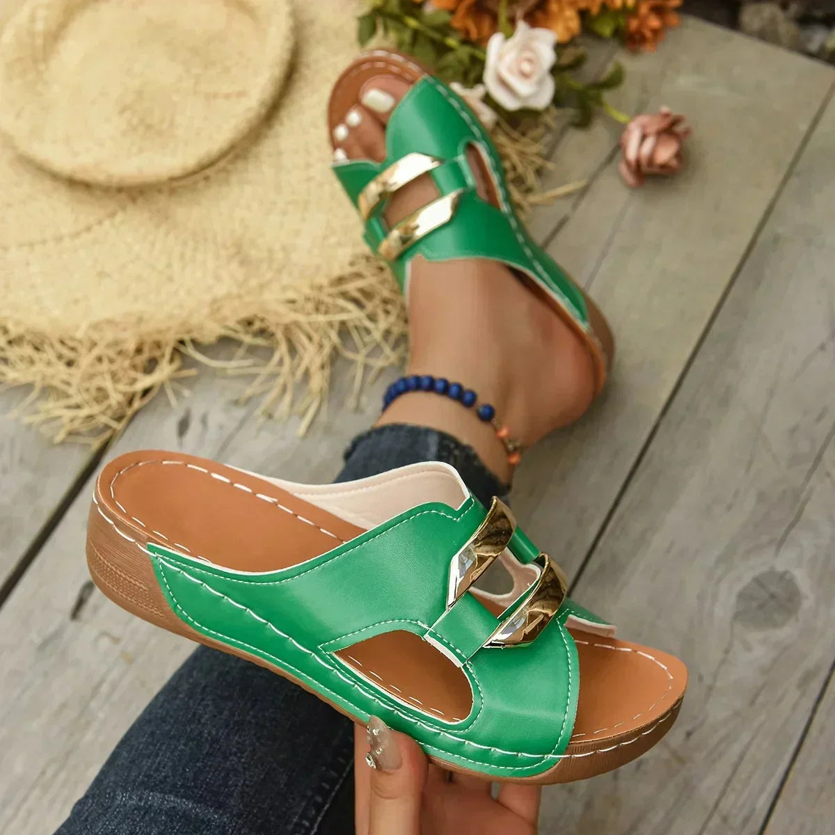 Lina | Comfort Wedge Heel sandals
