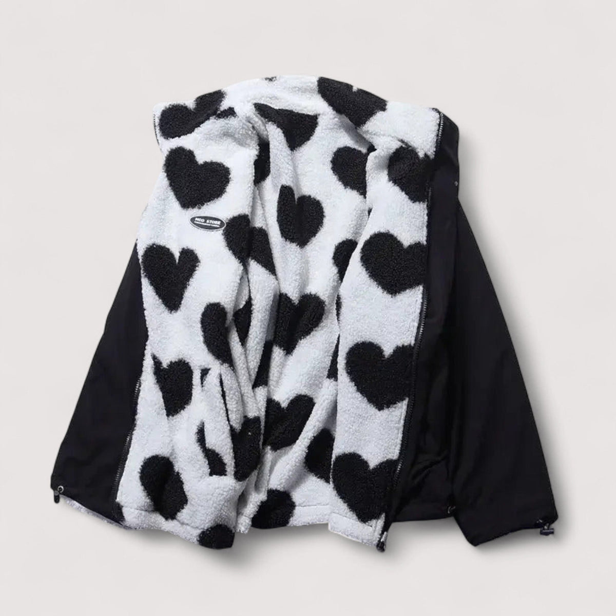 Cecily | Reversible Heart Jacket