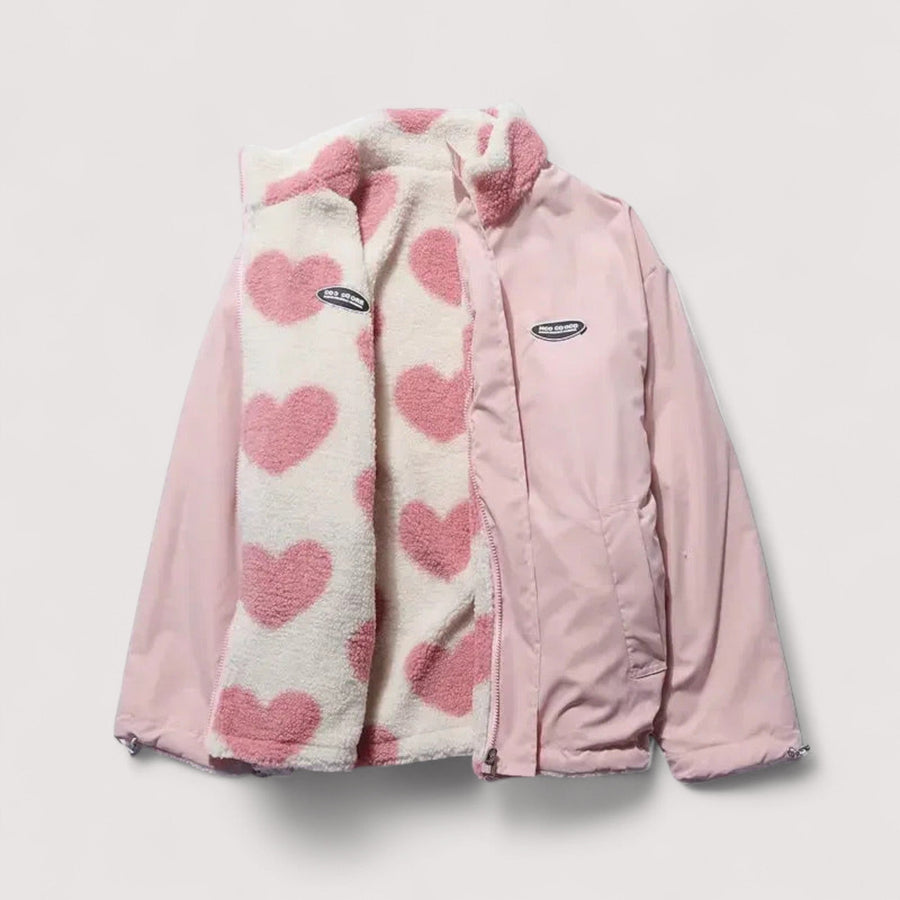 Cecily | Reversible Heart Jacket