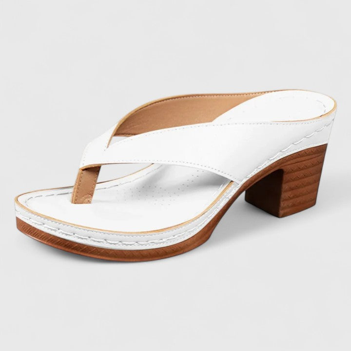 Comfort Occasion Real Leather Heels