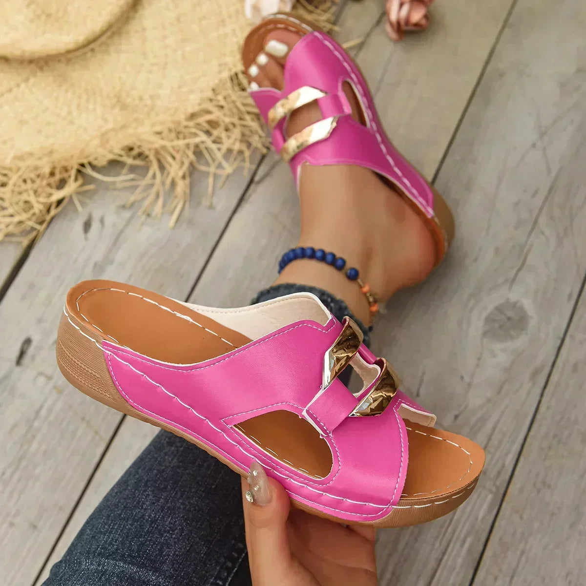 Lina | Comfort Wedge Heel sandals