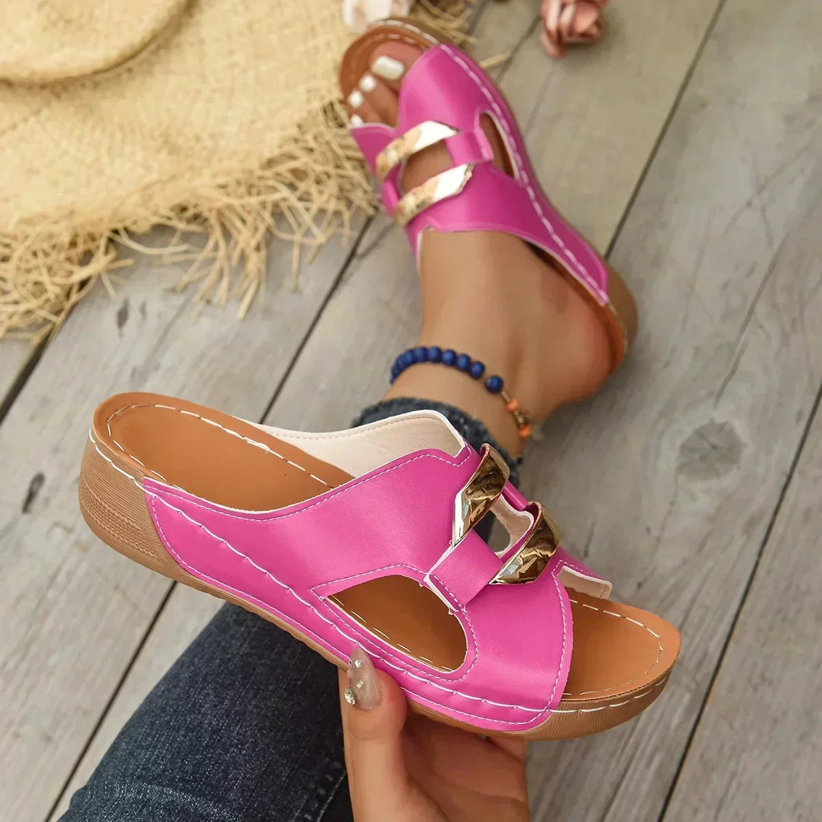 Lina | Comfort Wedge Heel sandals