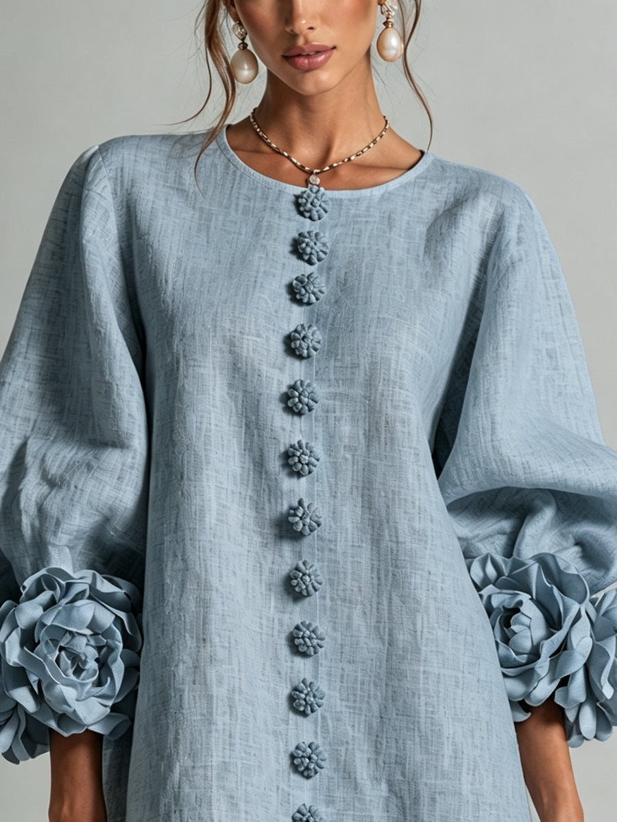 Primrose | Effortless Puff Sleeve Mini Dress