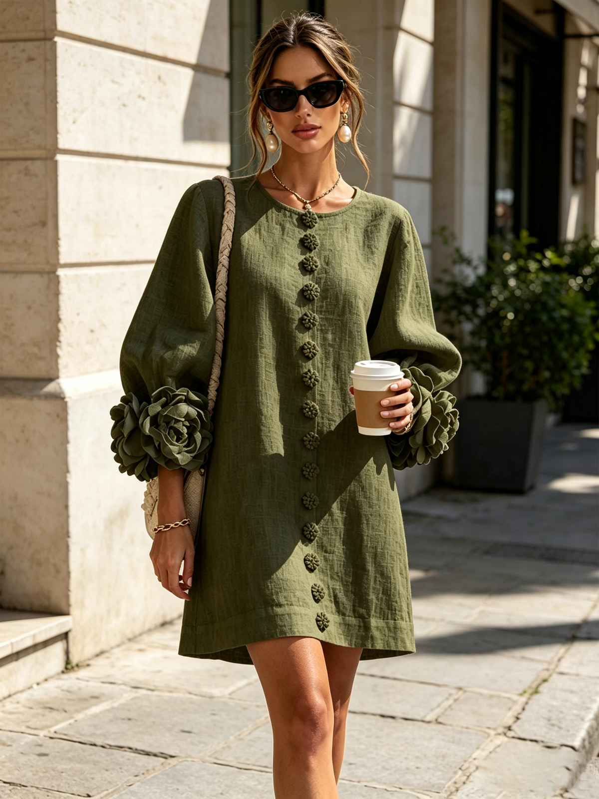 Cosima | Elegant Statement Cuff Dress