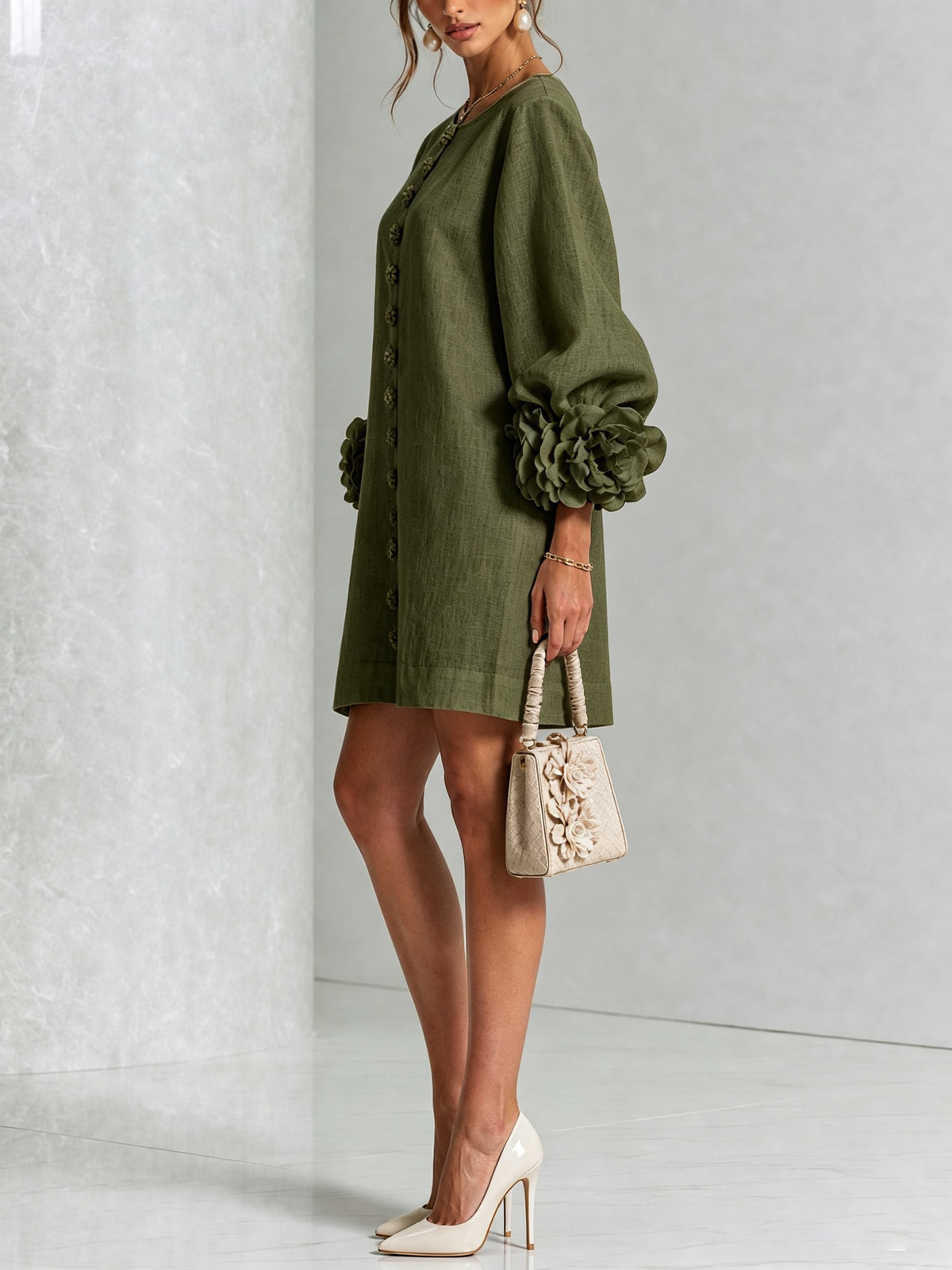 Cosima | Elegant Statement Cuff Dress
