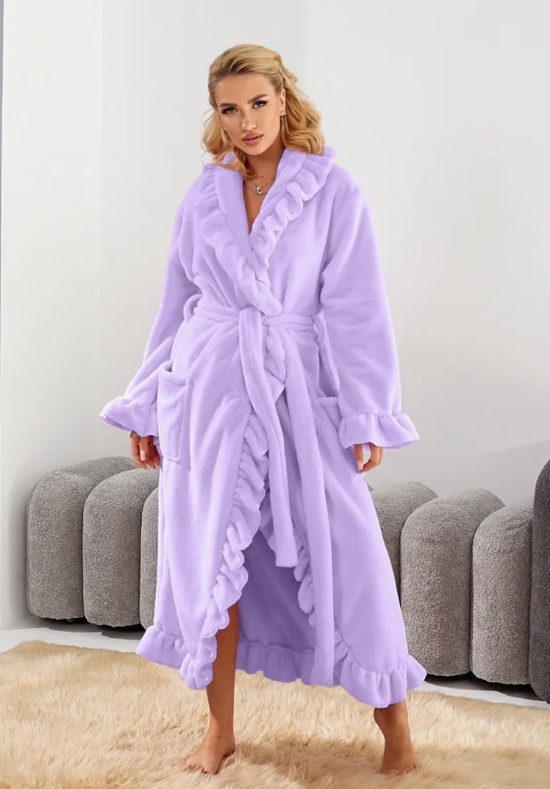 Hexa | Classy Ruffle Hem Robe