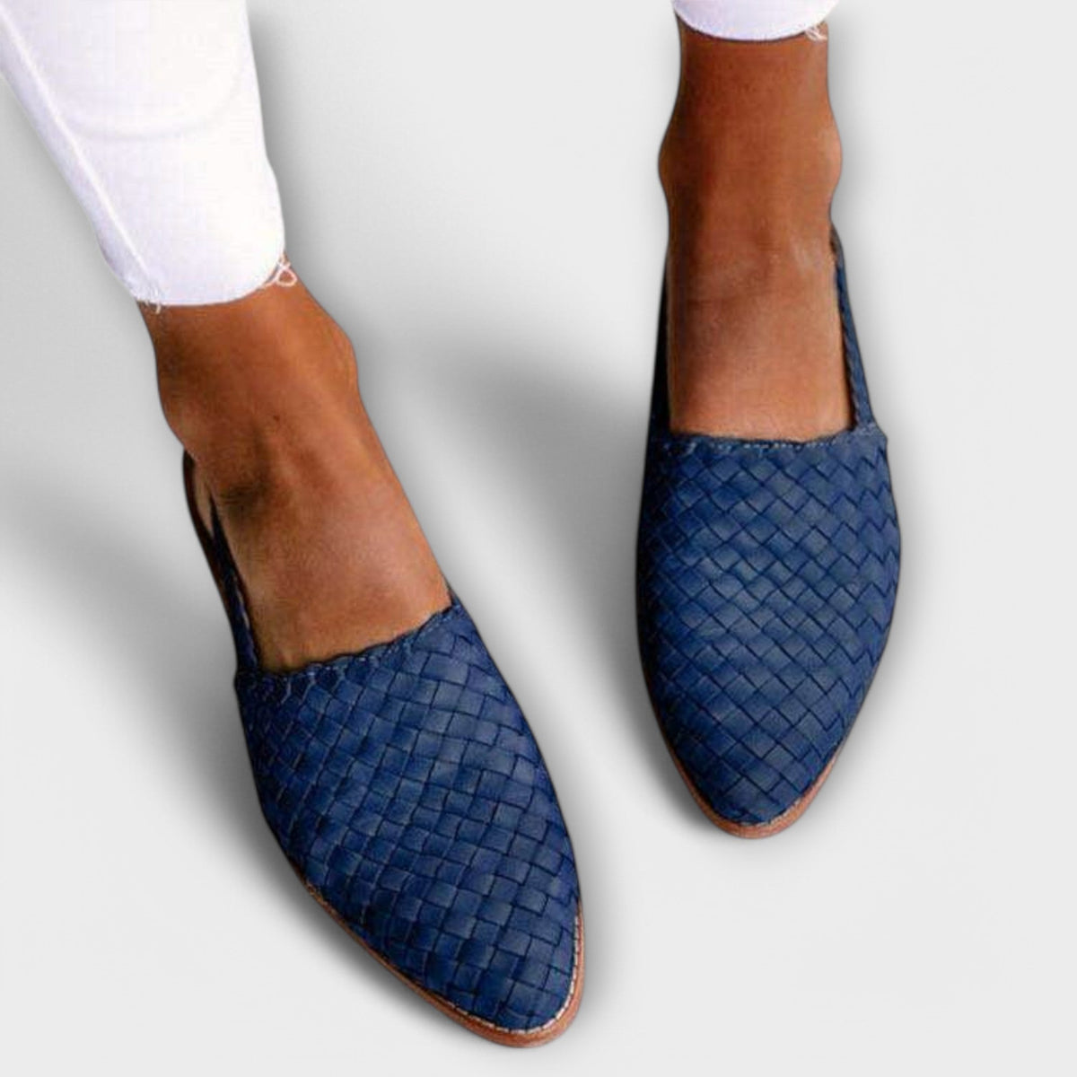 Mila | Woven Slingback Flats