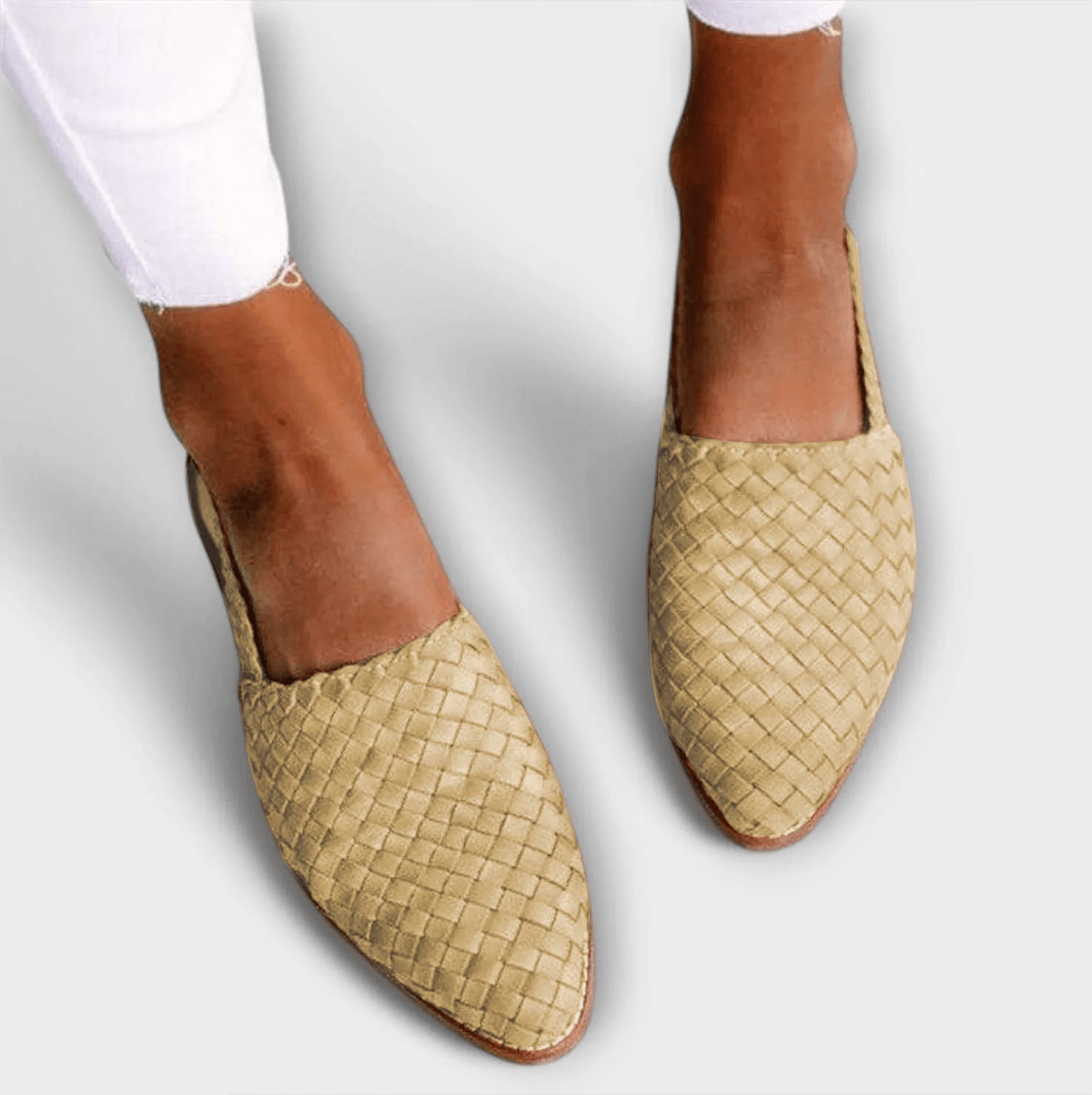 Renata | Braided Slingback Flat