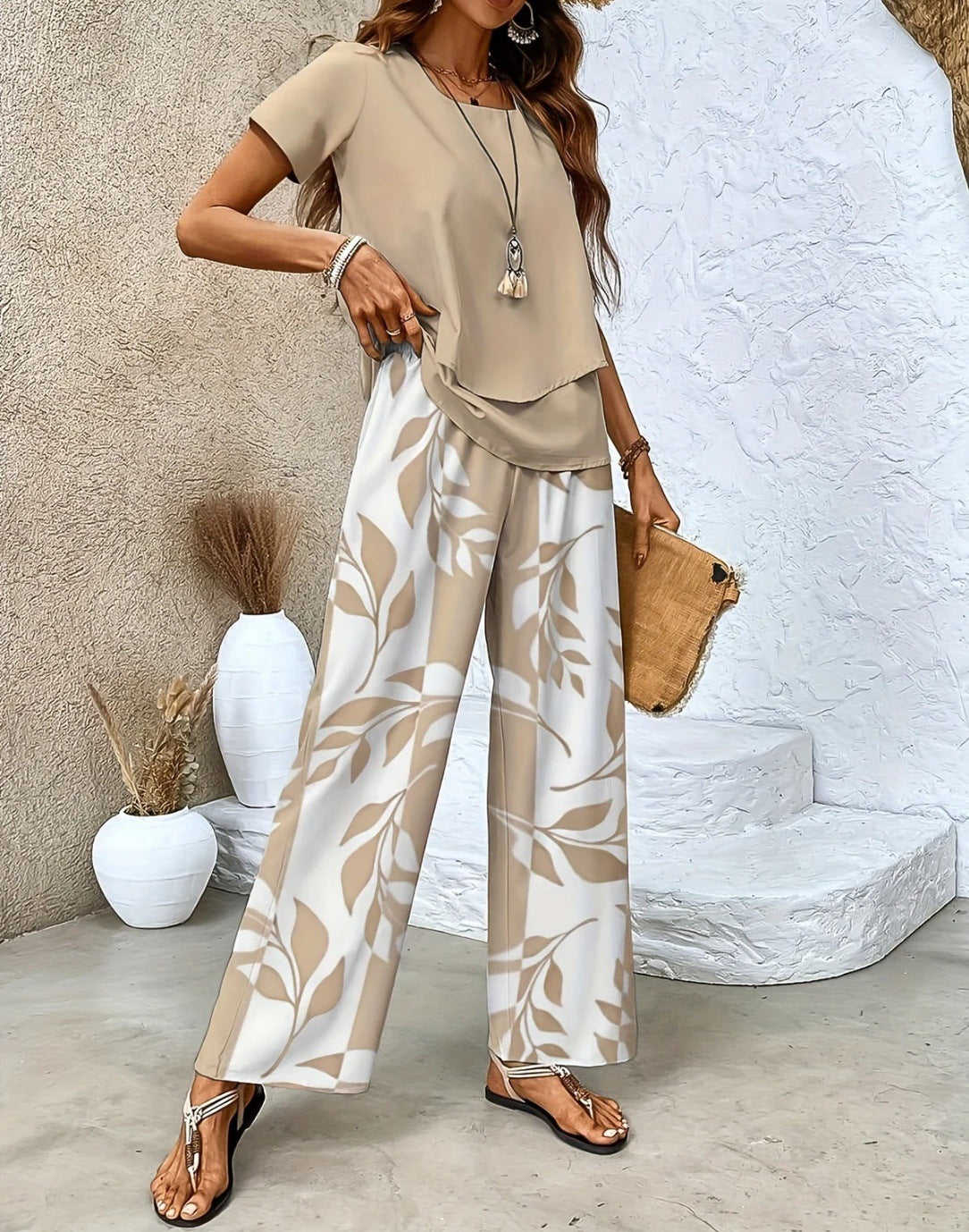 Brenda | Elegant 2-Piece Summer Set