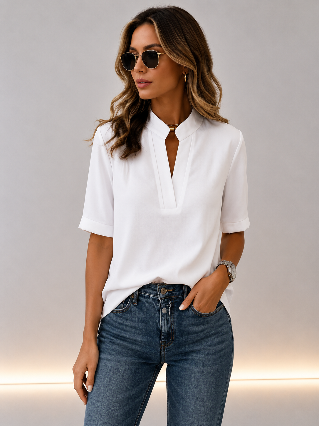 Ilyra | Relaxed Short Sleeve Shirt