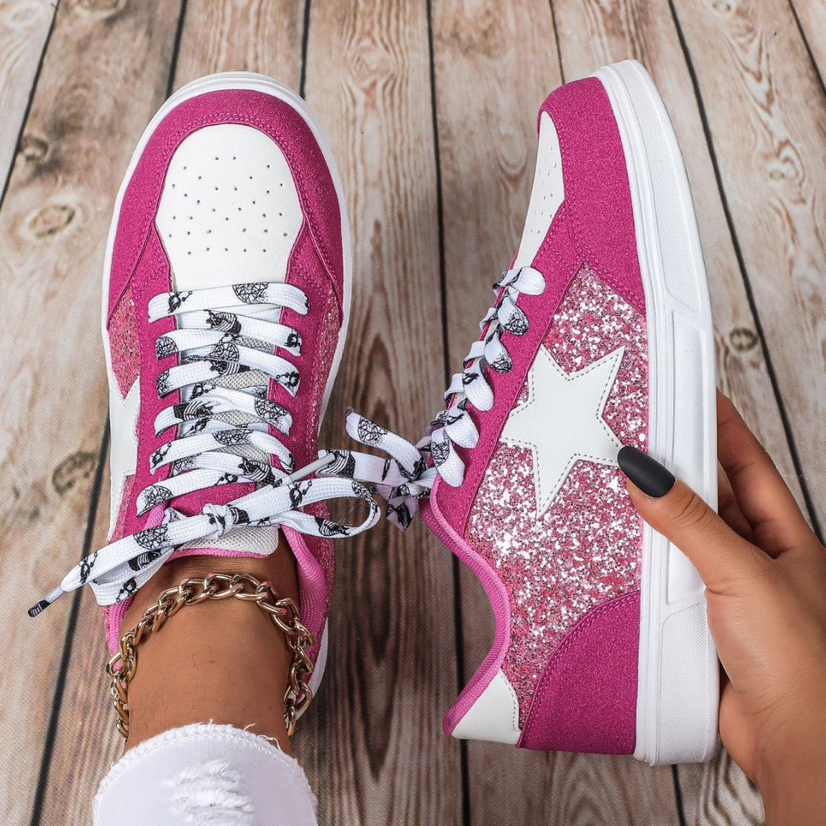 Hako | Lace-Up Running Sneakers