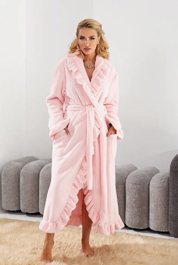 Hexa | Classy Ruffle Hem Robe