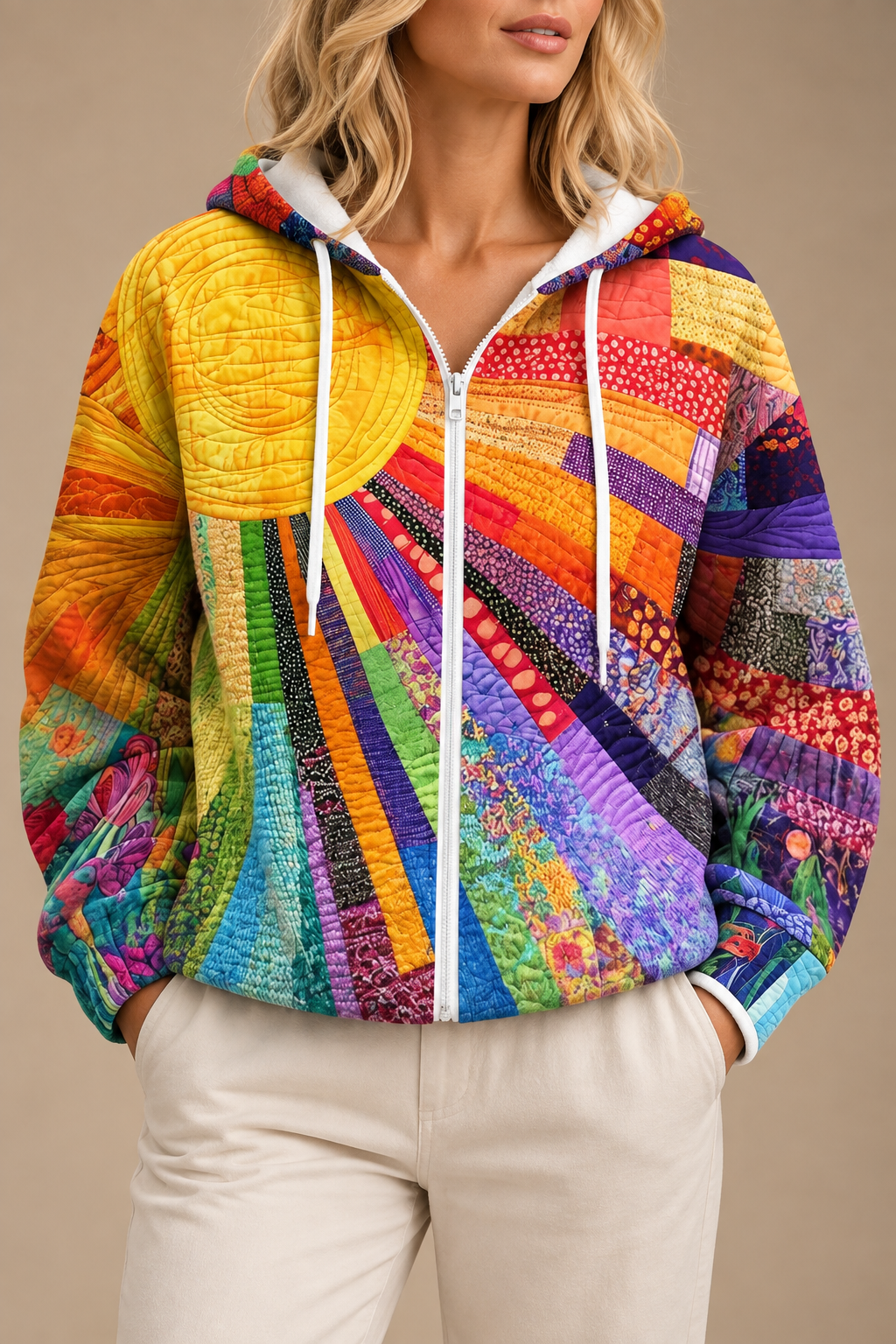 Daphne | Effortless Quilted Zip Jacket