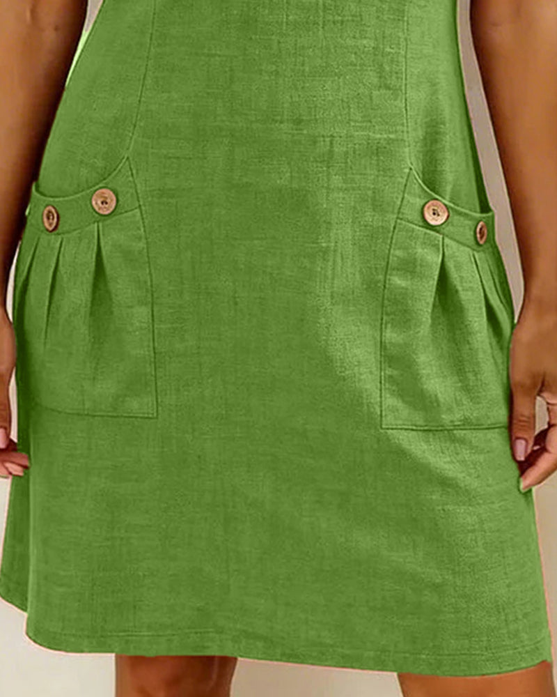 Aisley | Cotton Dress with Zip Closure