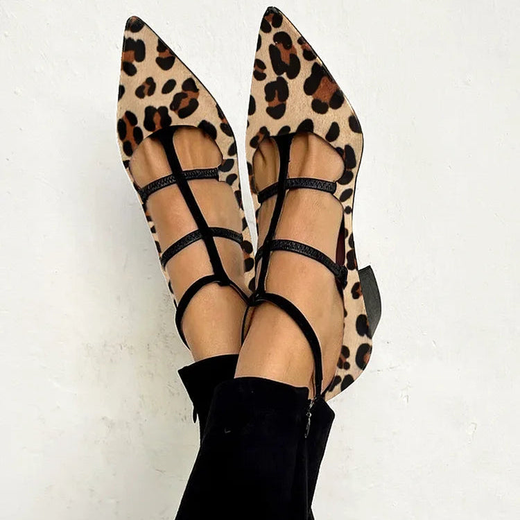 Rosetta | Elegant Strappy Low Heels