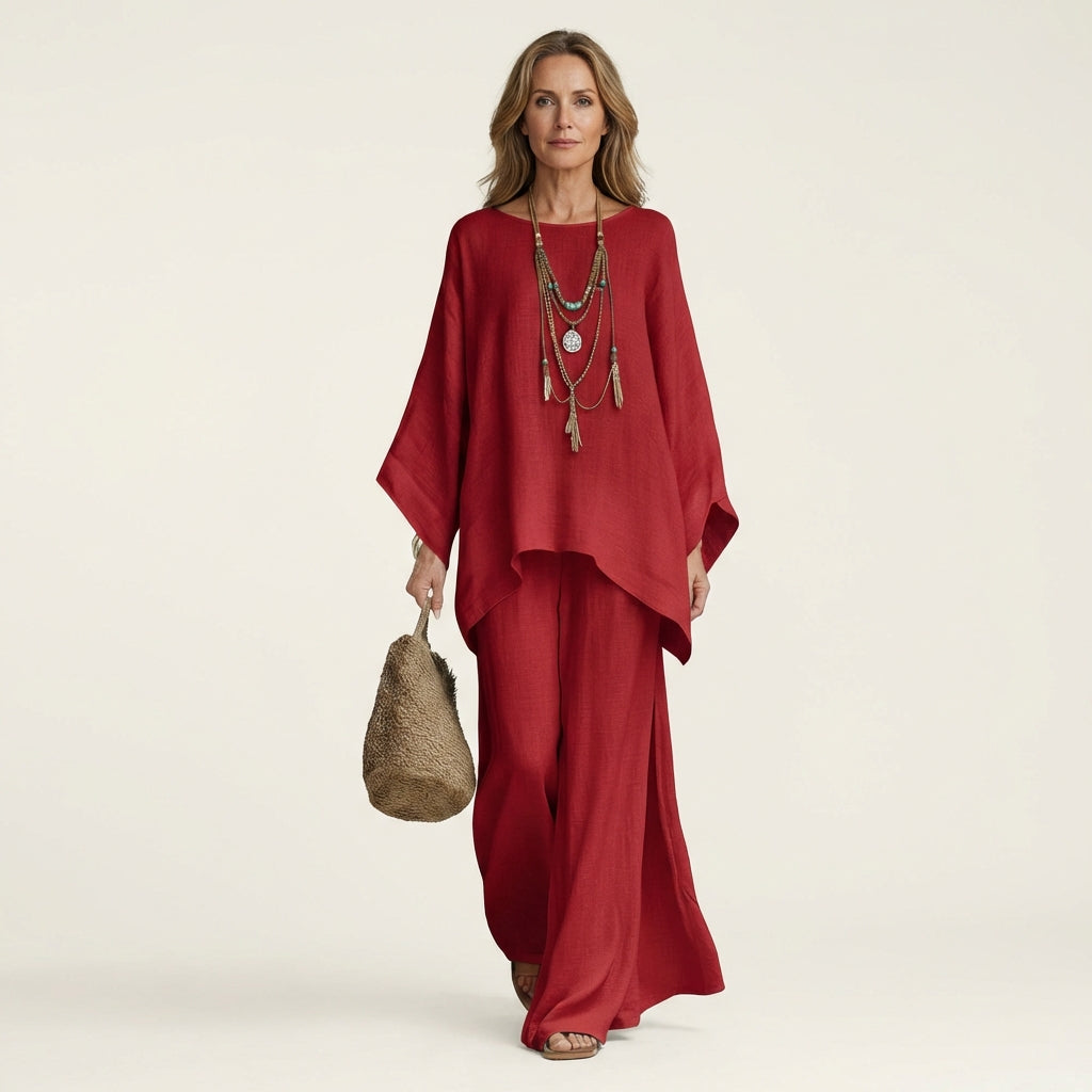 Majolie | Wide-Leg Boho Set