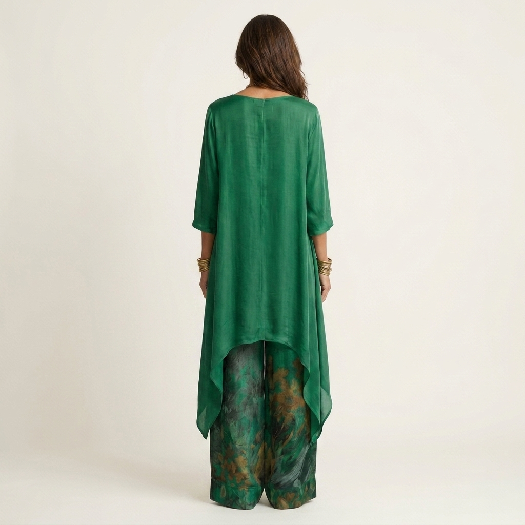 Marisol | Asymmetric Tunic Two Piece Set