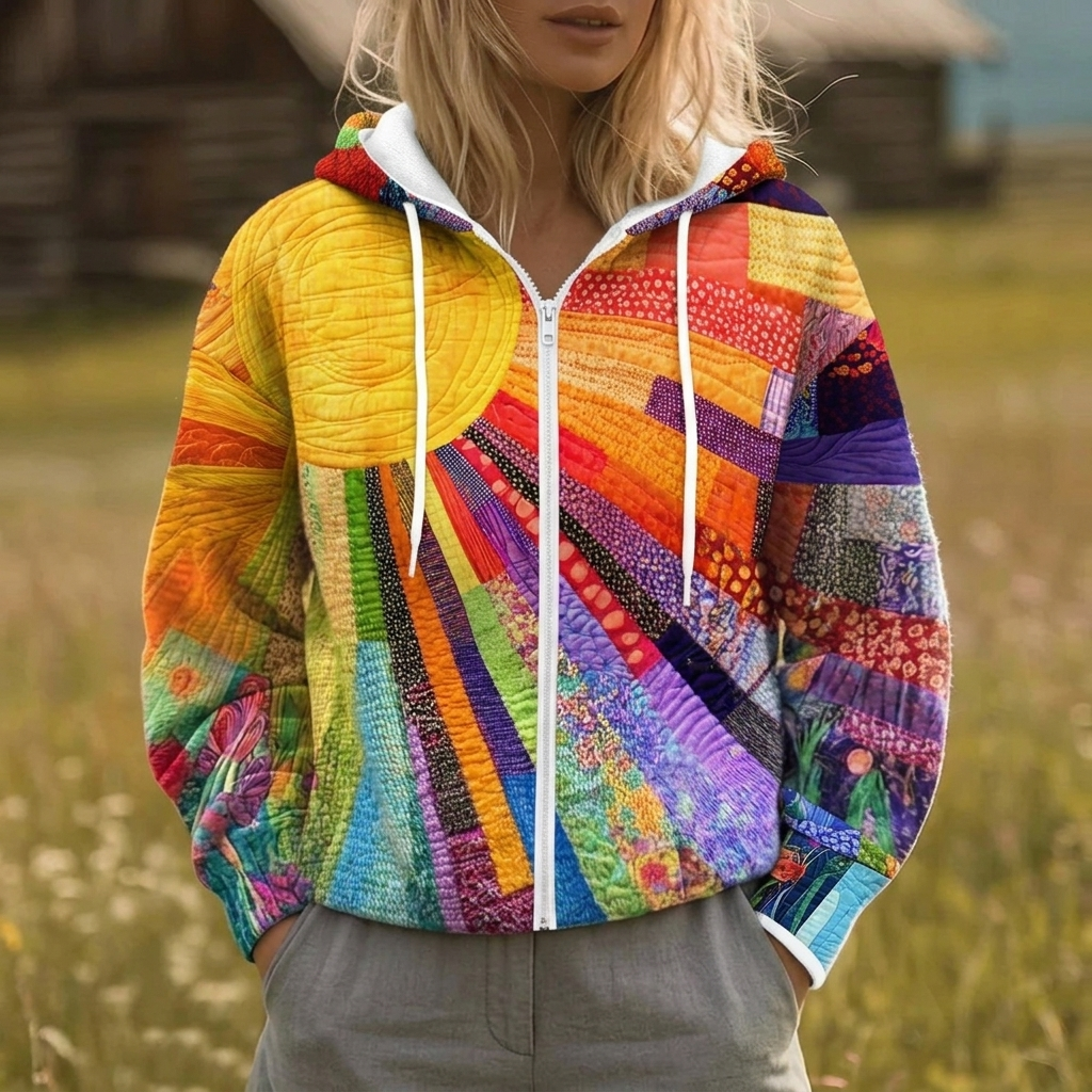Daphne | Effortless Quilted Zip Jacket