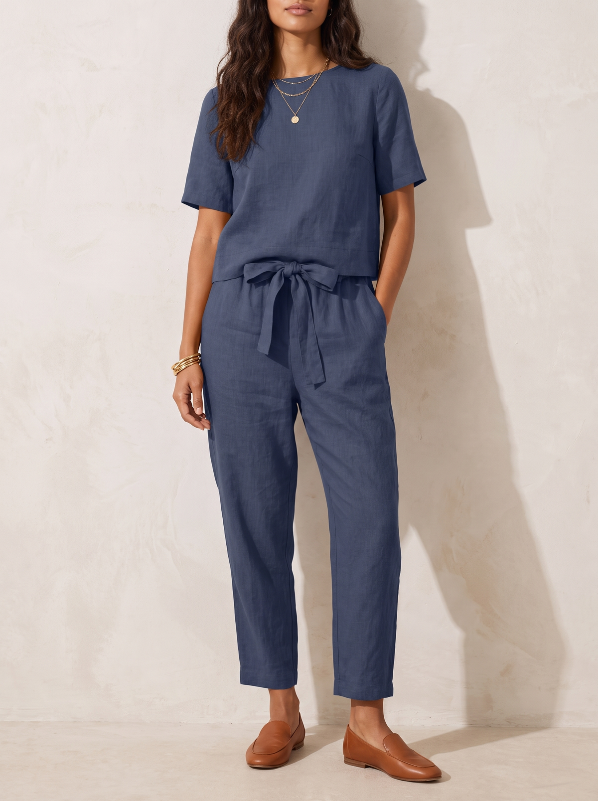 Marlene | Easy Belted Waist Set