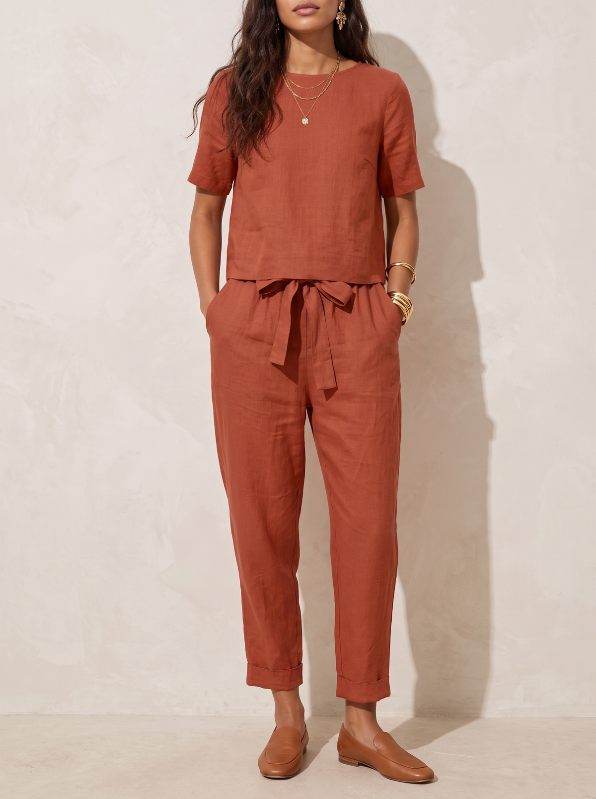 Marlene | Easy Belted Waist Set