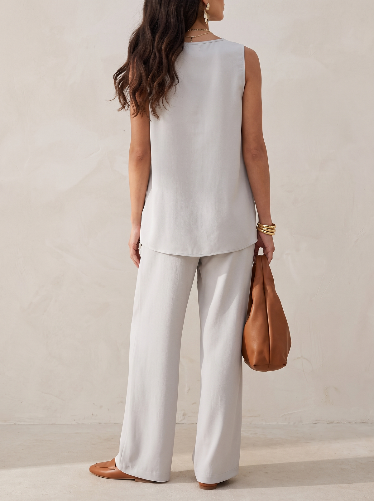 Edith | Effortless Sleeveless Palazzo Set