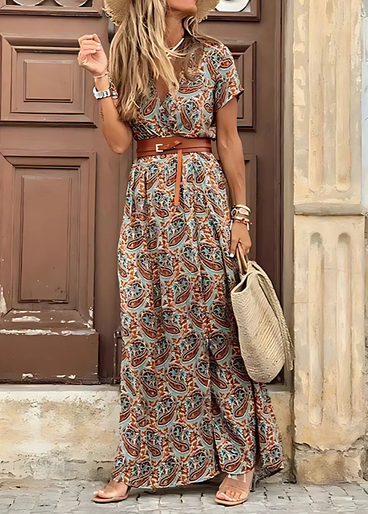 Nadessa | Elegant Flowy Maxi Dress
