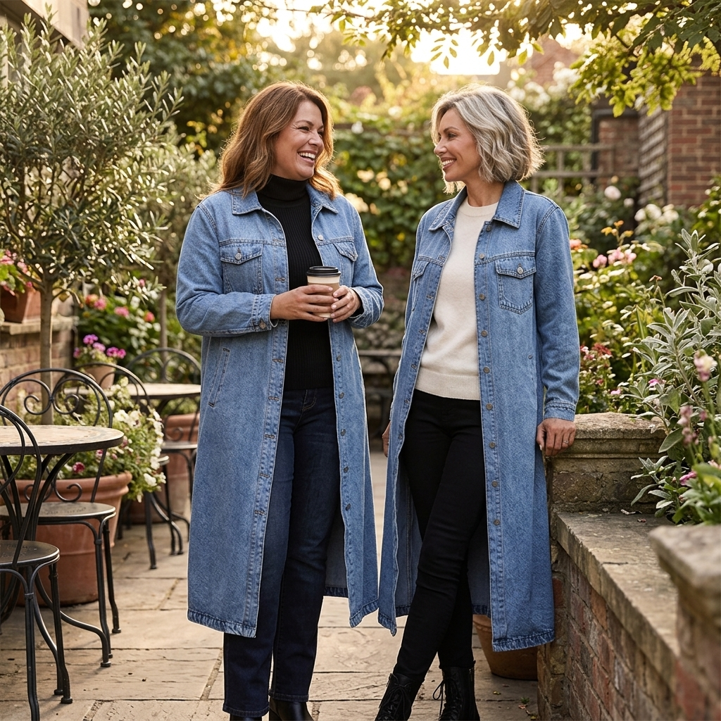 Denara | Longline Denim Coat