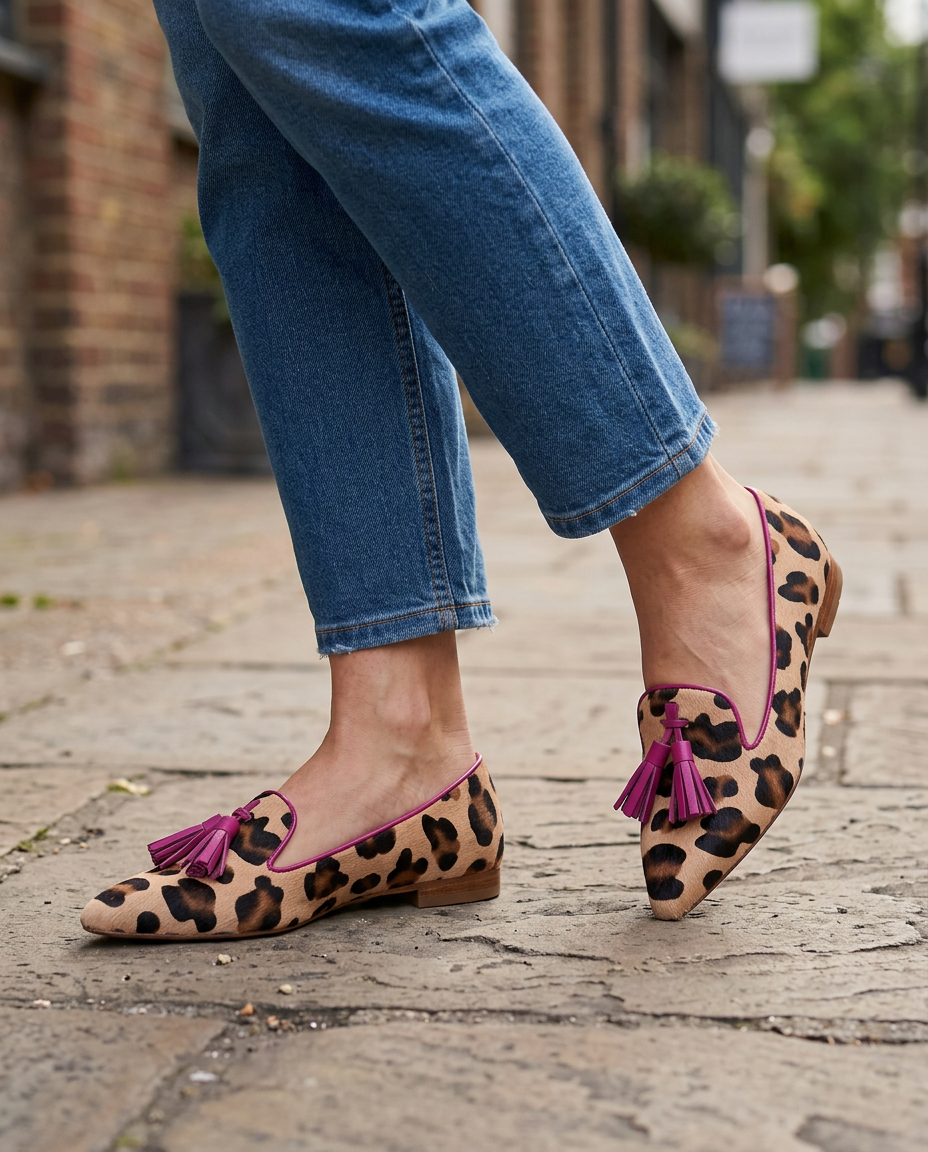 Olympia | Relaxed Leopard Loafers