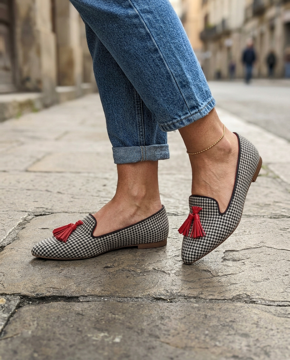 Malin | Easy Tassel Flats