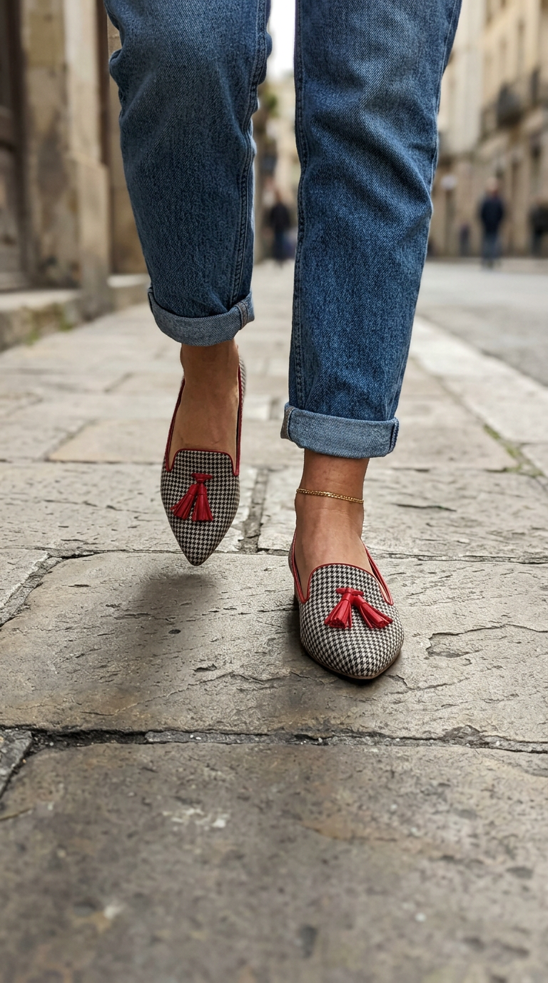 Malin | Easy Tassel Flats