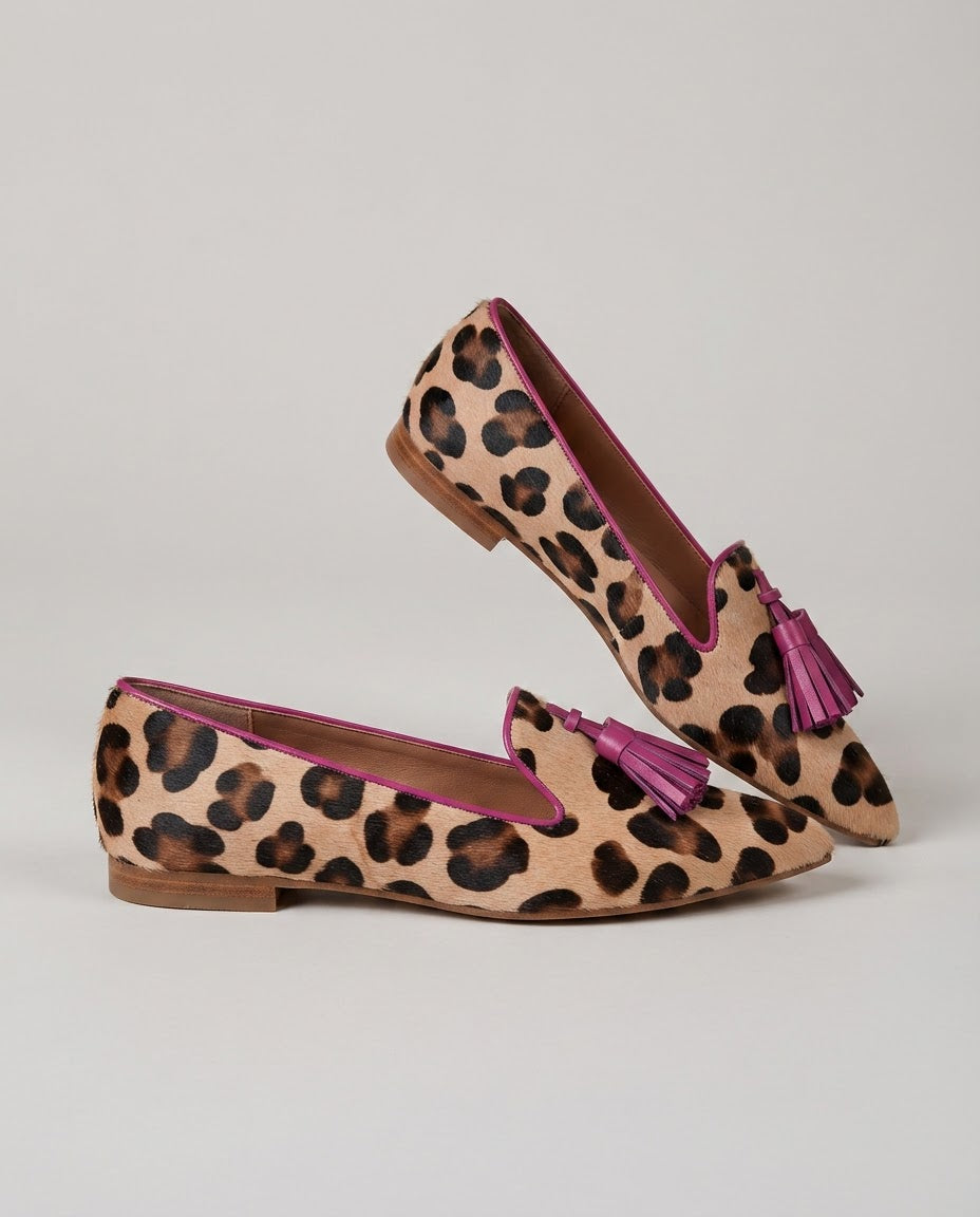 Olympia | Relaxed Leopard Loafers